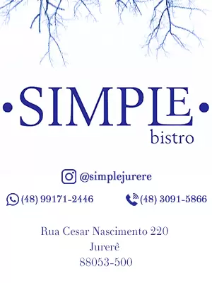 Anúncio Simple Bistrô - Clube do Champanhe