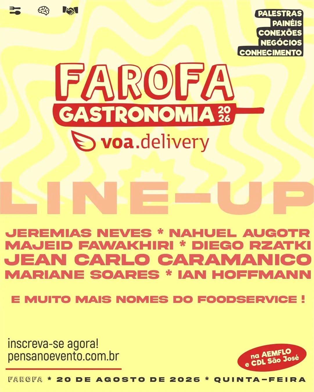 Fórum Farofa Gastronomia chega à 4ª edição e coloca gestão e expansão no centro do debate