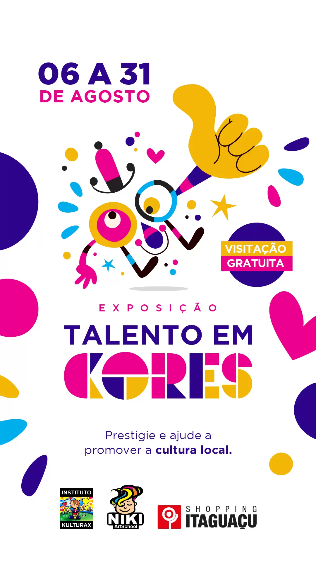 Shopping Itaguaçu promove exposição Talento em Cores