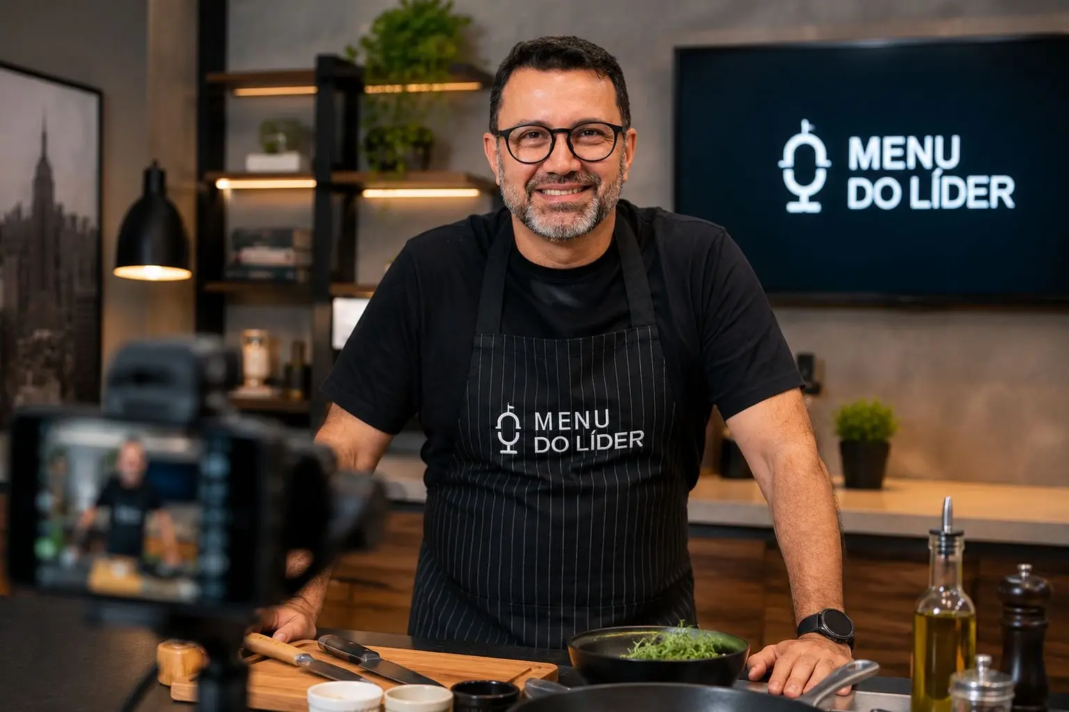 Líderes revelam os bastidores do sucesso enquanto cozinham