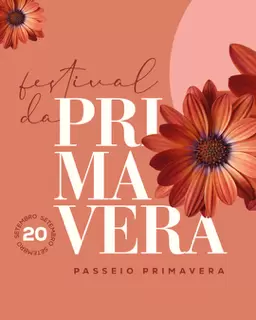 Festival de Primavera leva música, arte e diversão gratuitas ao Passeio Primavera