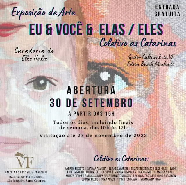 Abertura de nova exposição e lançamento de livro agitam Villa Francioni no final do mês