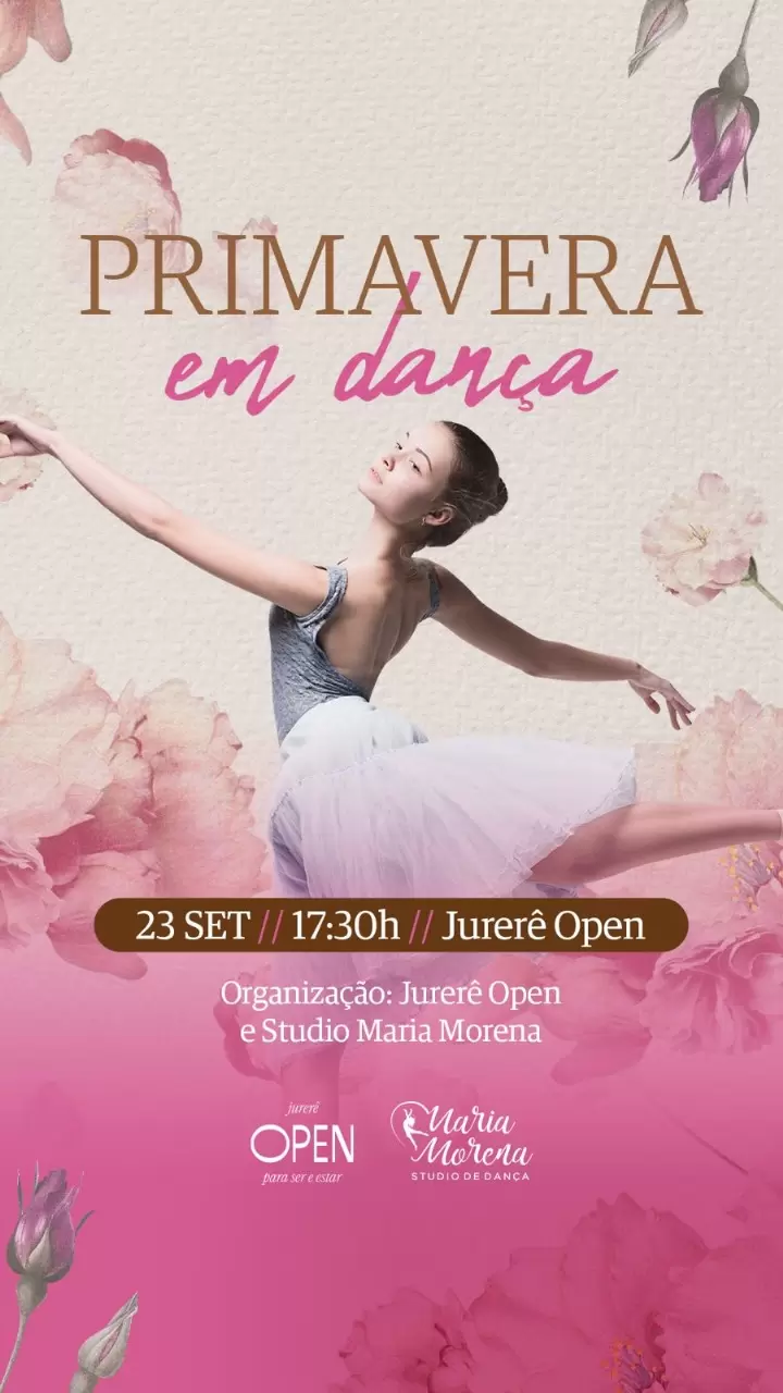 Evento de dança com 47 apresentações abre a Virada Cultural de Primavera do Jurerê OPEN, neste sábado
