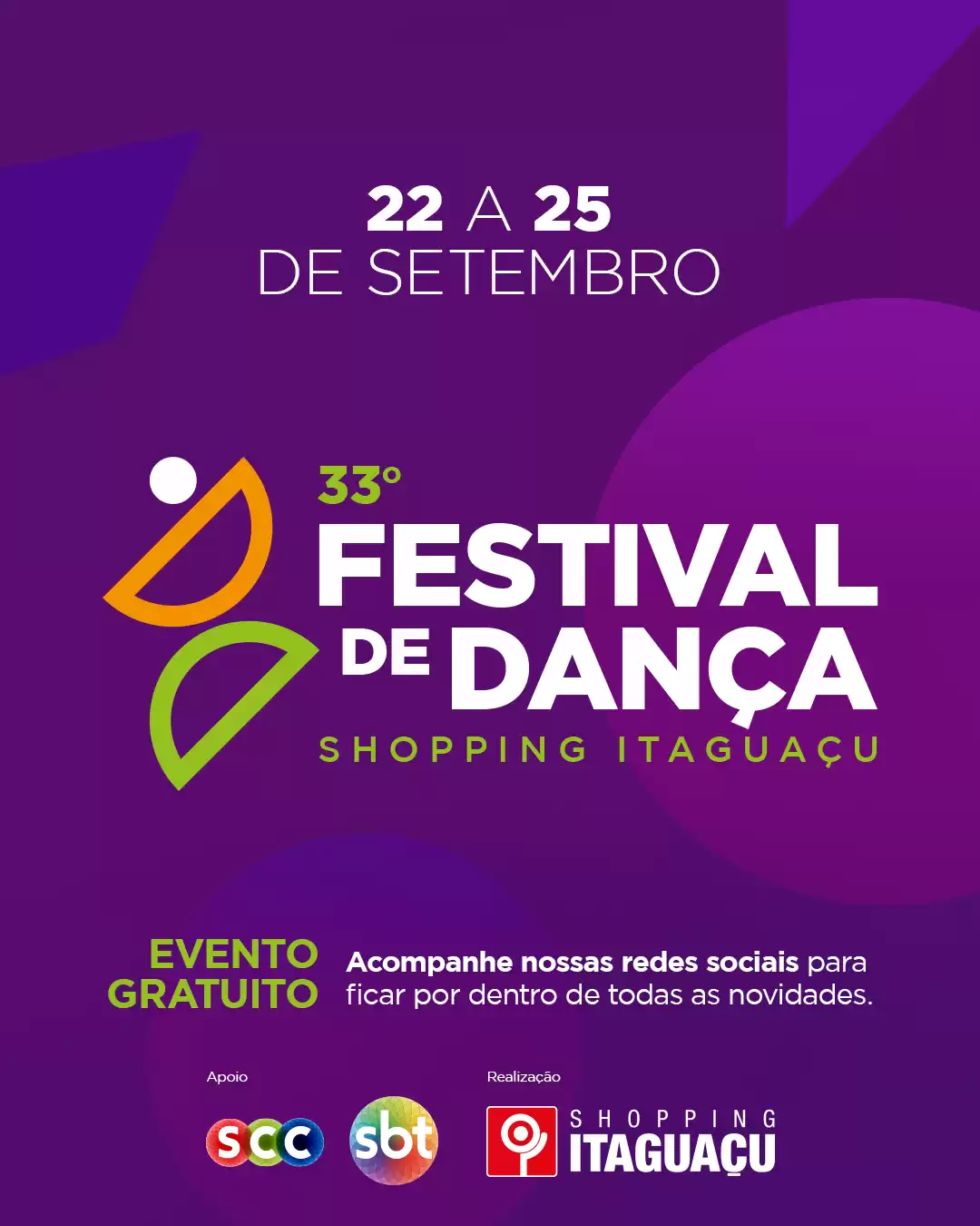 33° Festival de Dança do Shopping Itaguaçu inicia nesta quinta 