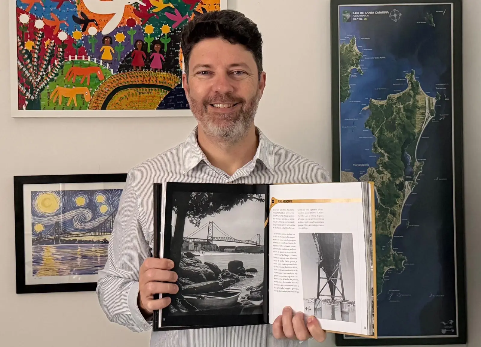 Em 100 textos, livro resgata a história completa da Ponte Hercílio Luz e seu impacto para SC