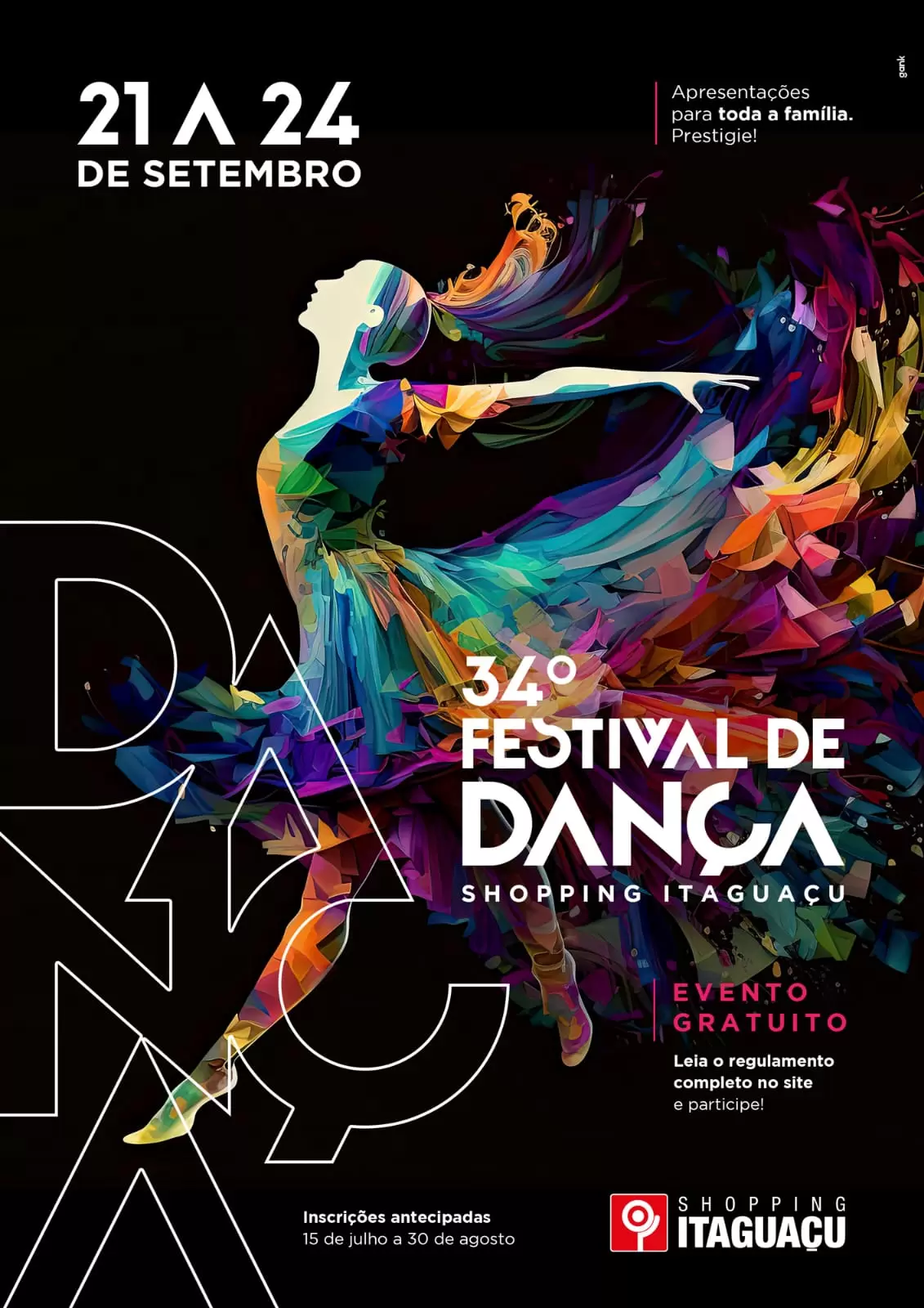 34º Festival de Dança do Shopping Itaguaçu celebra a chegada da primavera com mais de 3 mil participantes