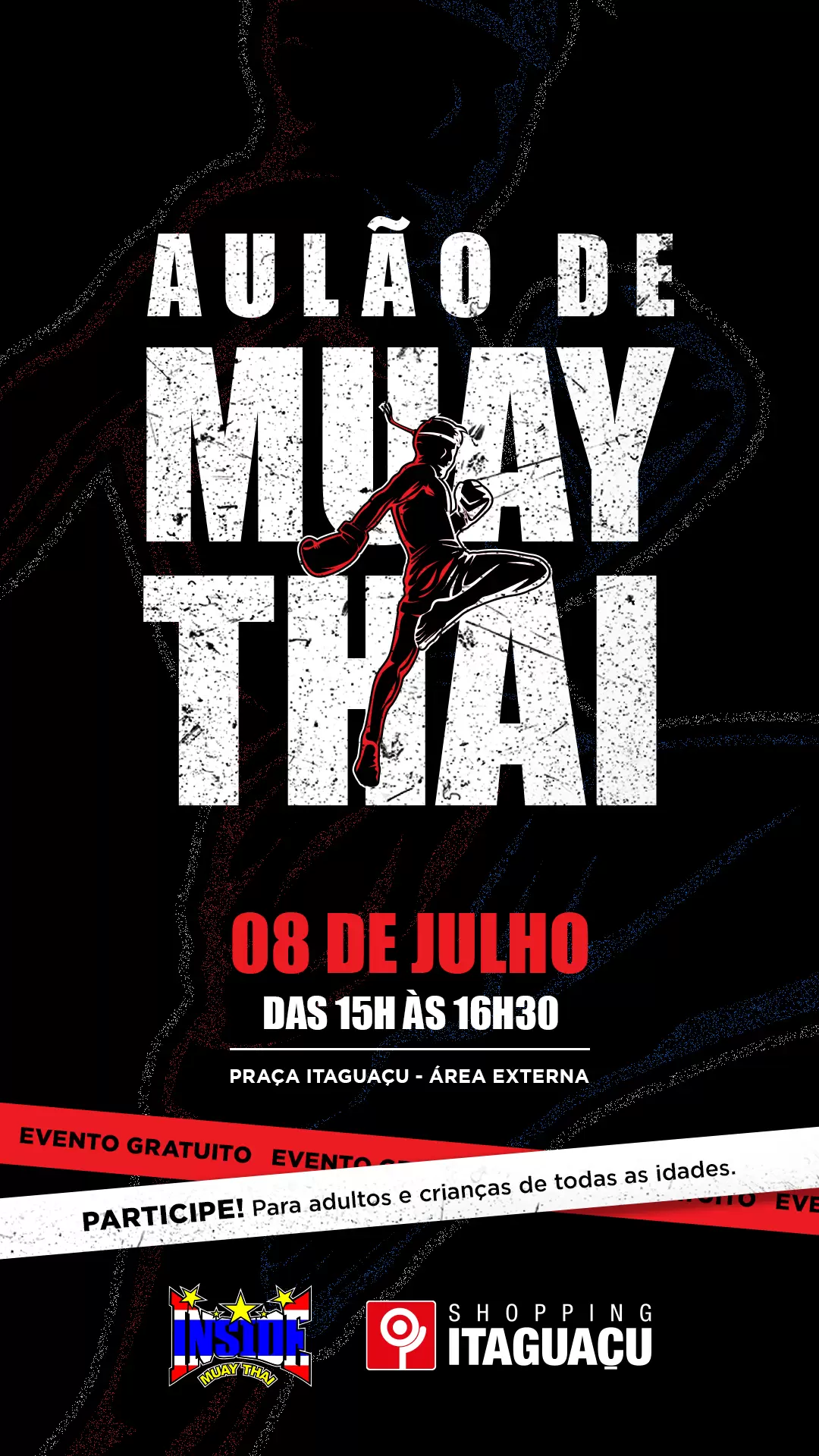 Shopping Itaguaçu promove aulão gratuito de Muai Thay