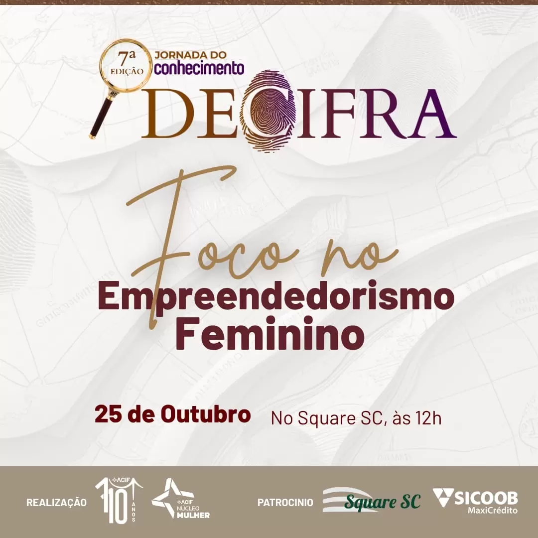 ACIF Mulher promove a 7a edição da Jornada do Conhecimento em Florianópolis