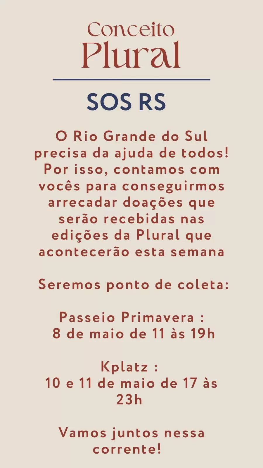 Evento Plural acontece em comemoração ao Dia das Mães