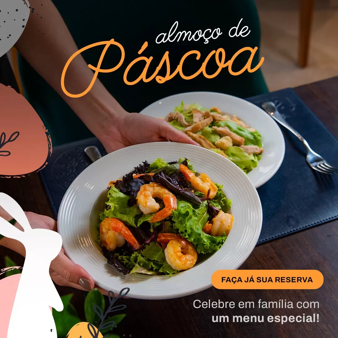 Restaurantes de Jurerê in  oferecem cardápios temáticos para a ceia de Páscoa