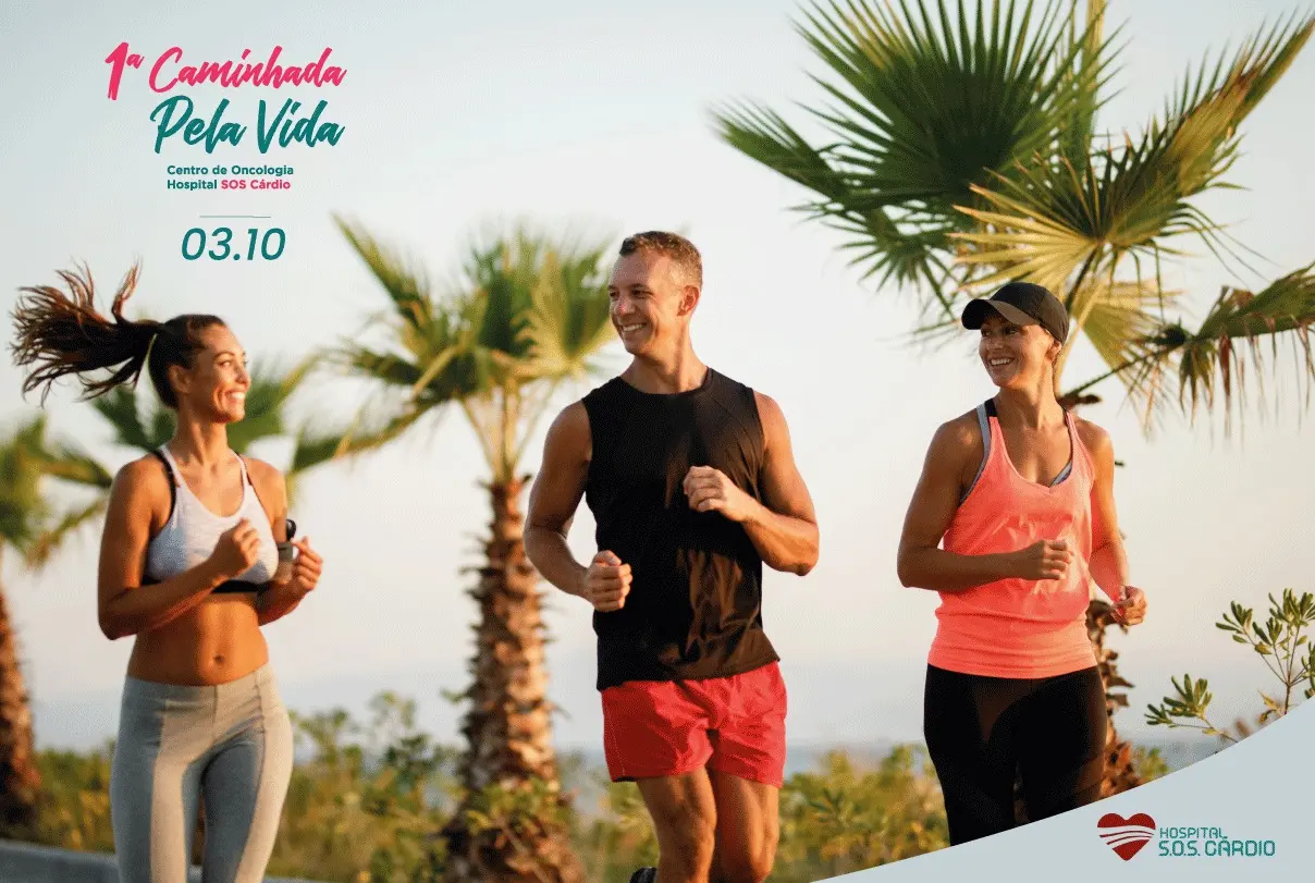 Hospital SOS Cárdio promove 1ª Caminhada pela Vida, em Florianópolis
