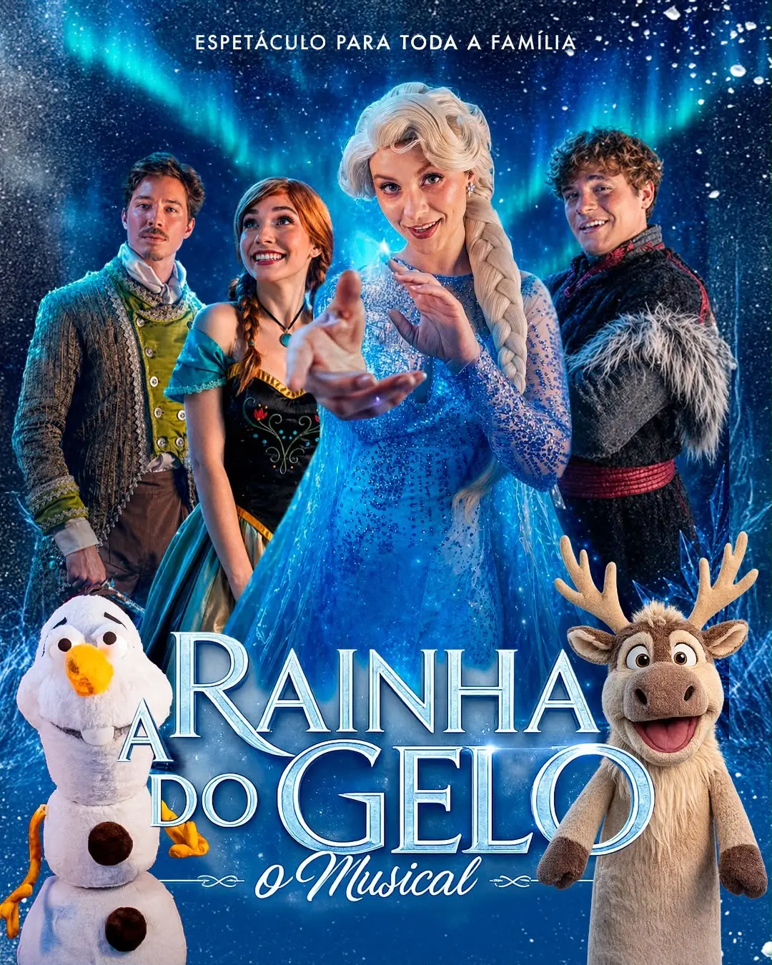 A Rainha do Gelo – O Musical estreia em São José com sessões para toda a família; ingressos já estão à venda
