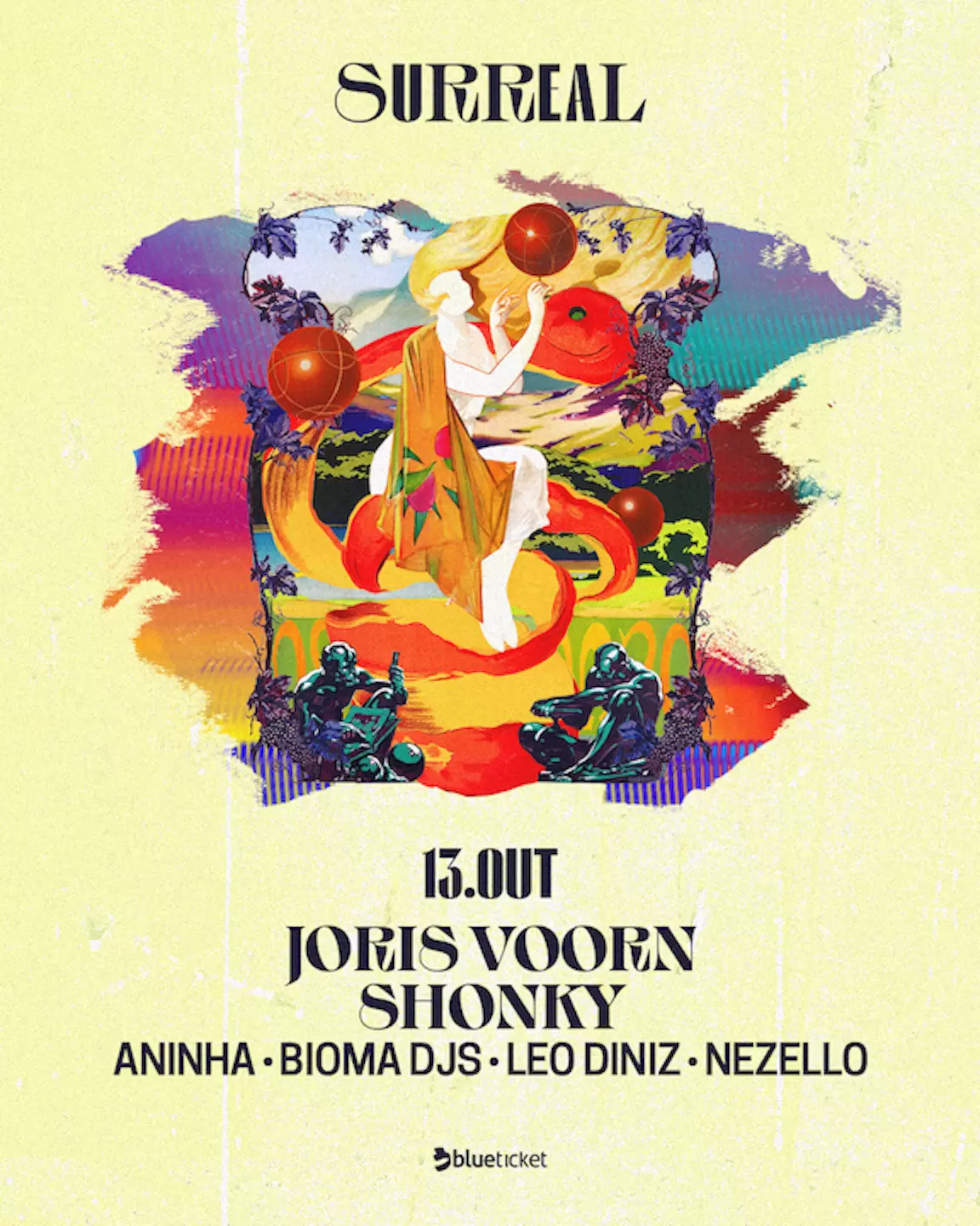 SURREAL PARK ORGULHOSAMENTE APRESENTA JORIS VOORN, SHONKY E OUTROS NESTA SEXTA-FEIRA 13 DE OUTUBRO