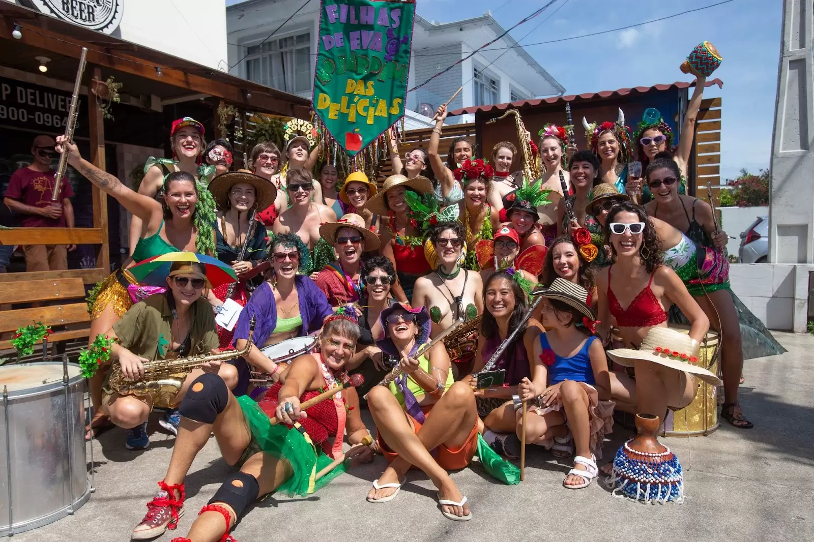 Filhas de Eva encerram programação do festival de cinema Lanterna Mágica com música brasileira e clima de carnaval