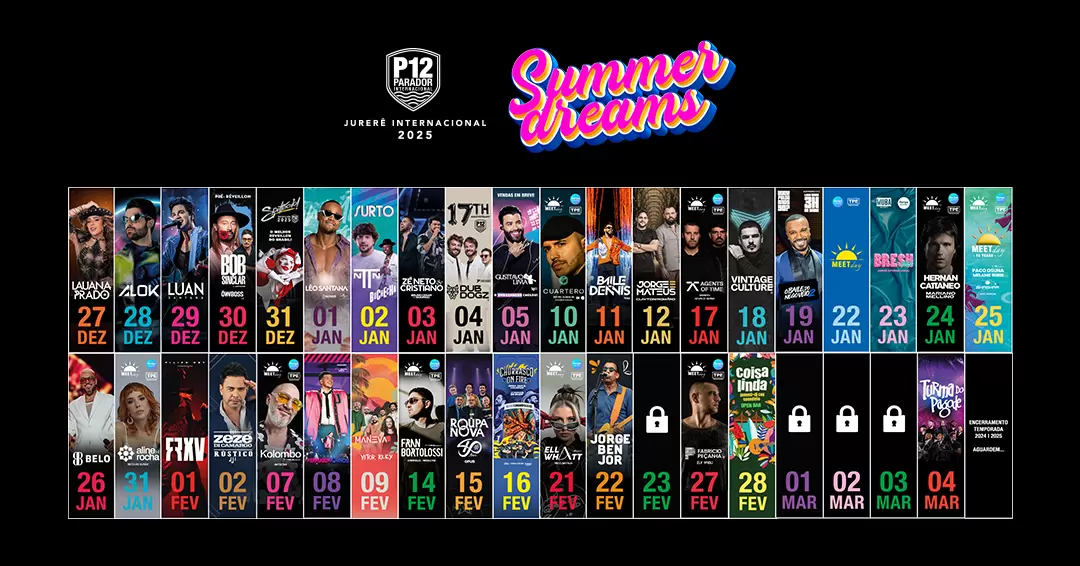 SUMMER DREAMS 2025 - O VERÃO DOS SEUS SONHOS!
