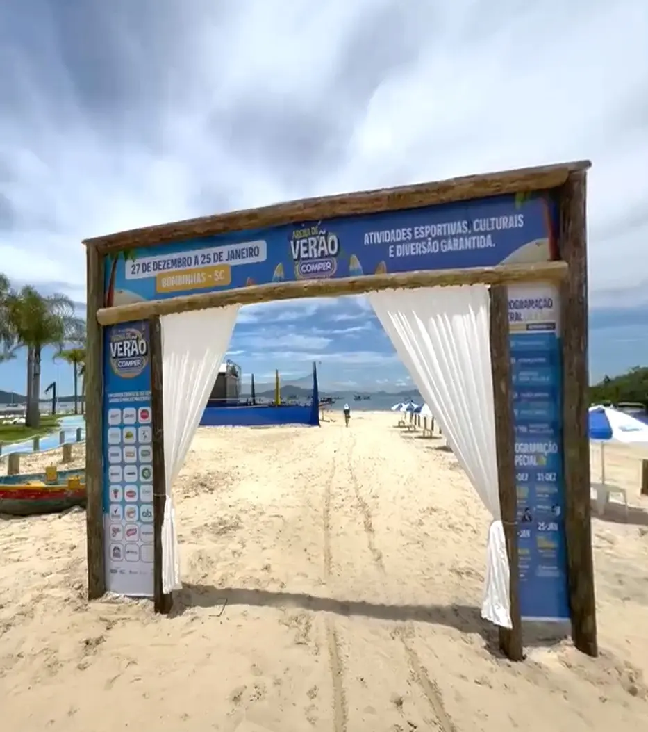 Grupo Pereira leva Arena Comper ao litoral catarinense durante a alta temporada