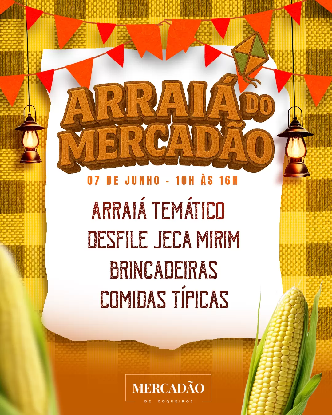 Arraiá do Mercadão abre os festejos juninos na região continental de Florianópolis