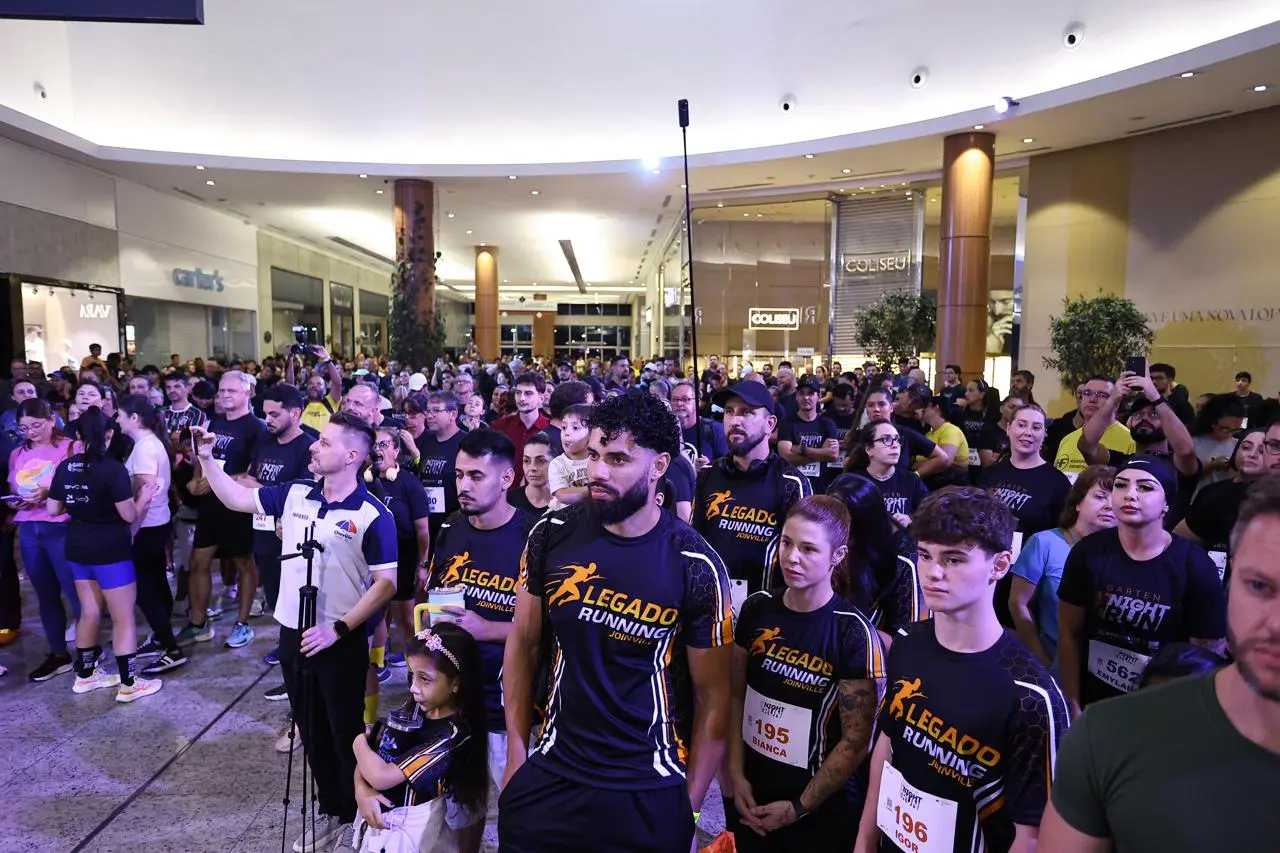 Corrida noturna dentro do Balneário Shopping recebe inscrições até 31 de agosto