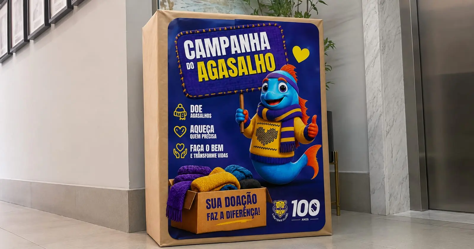 Lira Tênis Clube realiza campanha do agasalho até 15 de julho