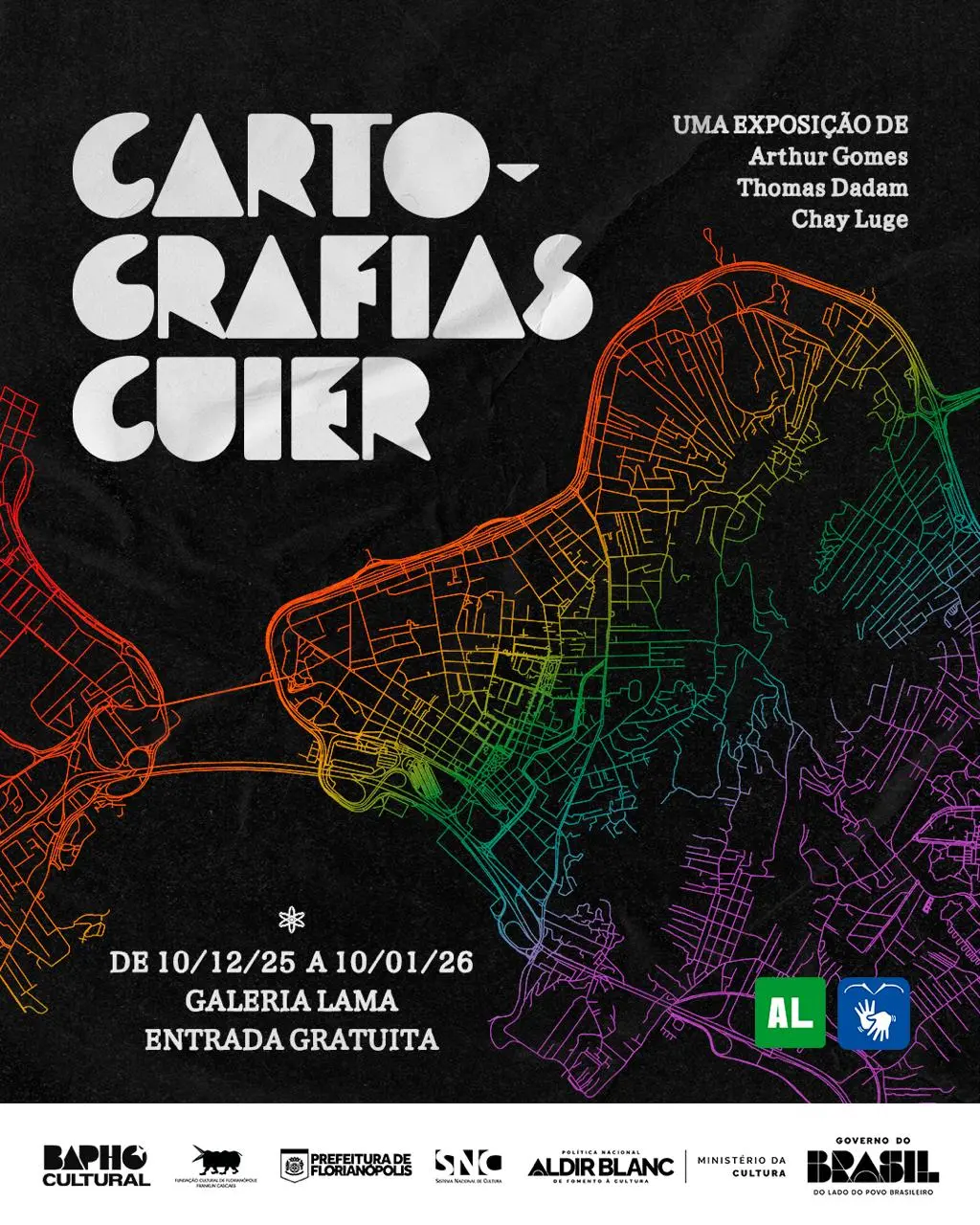 Exposição “Cartografias Cuier” revela histórias de coragem e pertencimento da comunidade LGBTQIAPN+ em Florianópolis