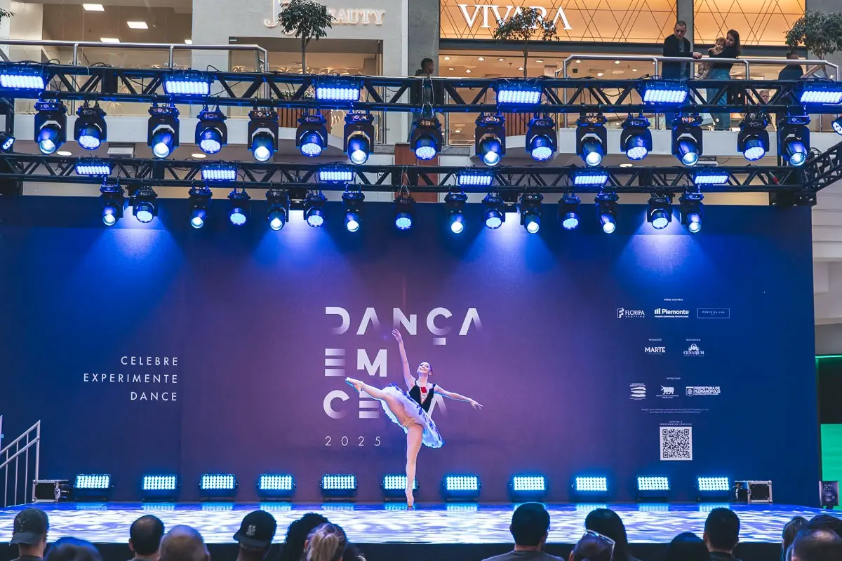 Floripa Shopping recebe 8ª edição do Dança em Cena com mais de 2 mil bailarinos e programação gratuita no feriado