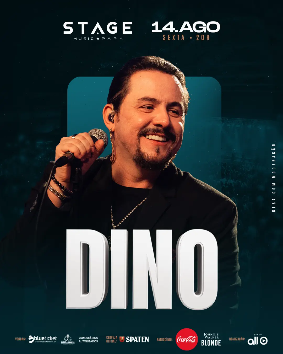 Dino Fonseca desembarca no Stage Music Park nesta sexta-feira para celebração ao pop rock nacional