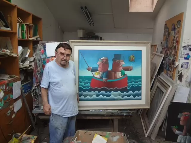  Artista italiano expõe sua arte em Santa Catarina  