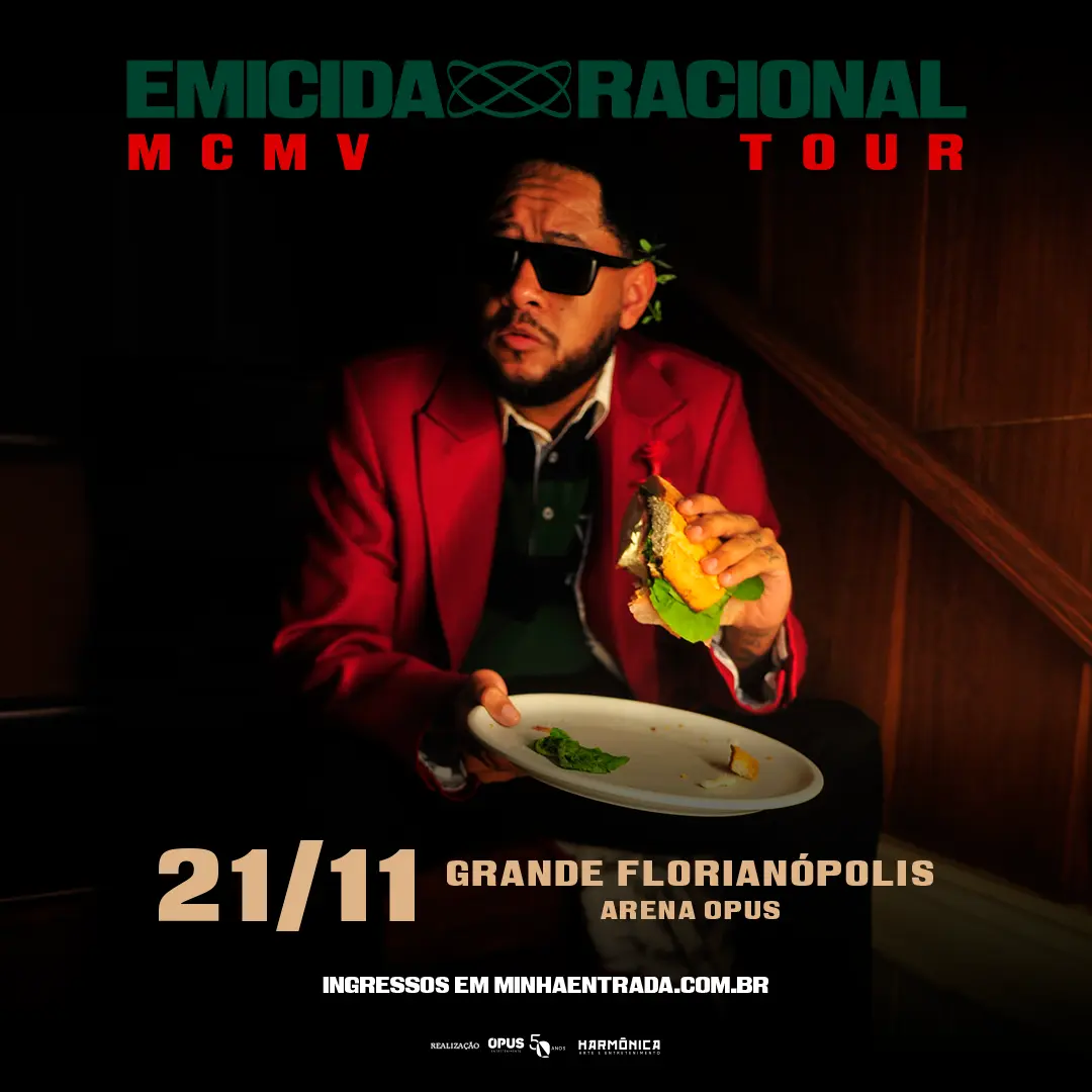 Emicida, Matuê, Alee e Brandão levam rap e trap à Arena Opus até novembro