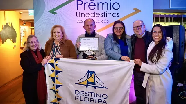 SC domina premiação nacional ao setor de turismo e entidade da Capital é 1° lugar