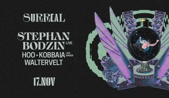 SURREAL PARK APRESENTA STEPHAN BODZIN NESTA SEXTA-FEIRA 17 DE NOVEMBRO