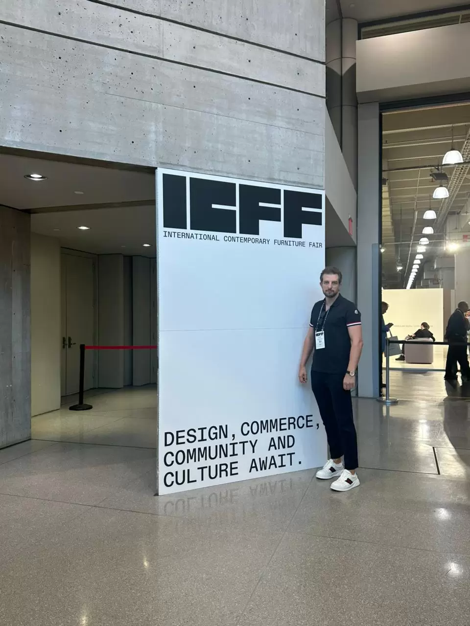 Fernando Dal Bosco visita ICFF, em Nova Iorque