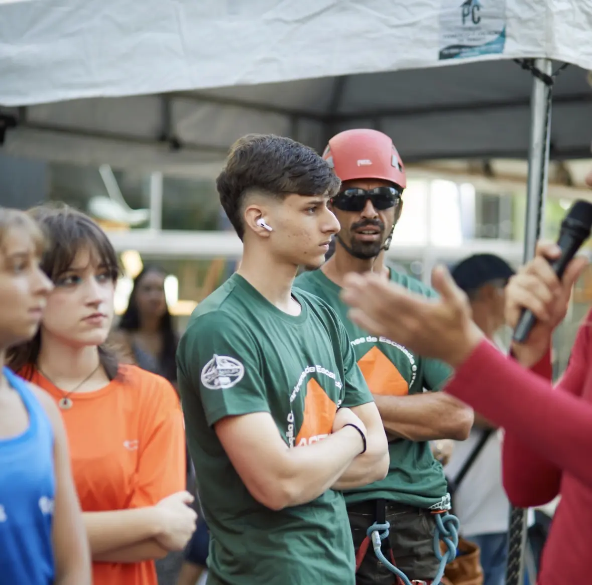 Escalada urbana transforma o centro de Florianópolis em palco para o esporte durante a Maratona Cultural