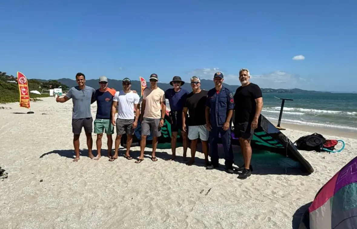 Avante Jurerê apoia implantação de protocolos de segurança para a prática do kitesurf na praia
