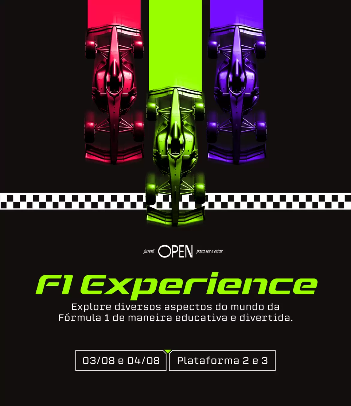 F1 Experience, no Jurerê OPEN, traz inovação e entretenimento para crianças e adolescentes