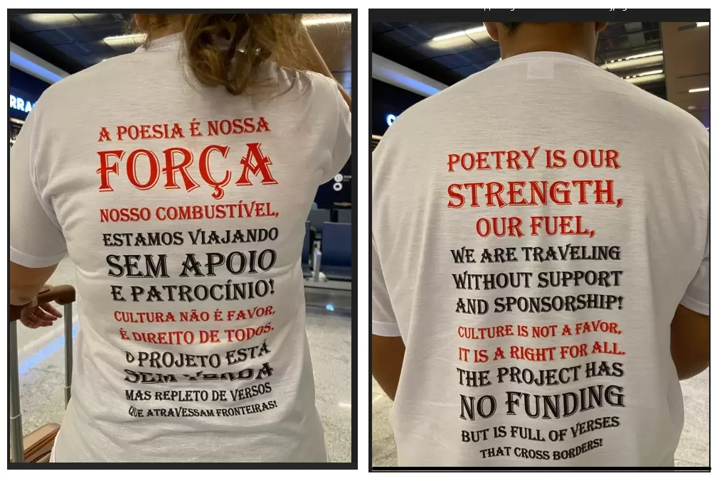 Mesmo sem apoio cultural, poetas de Santa Catarina viajam a Portugal para participar de eventos com 500 estudantes