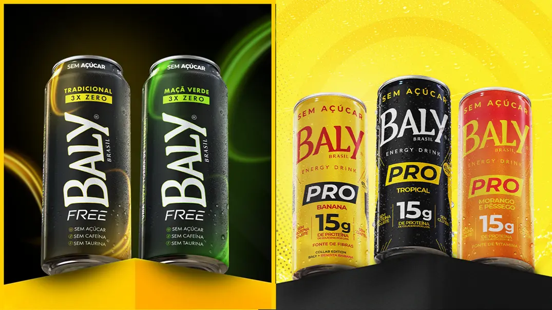 Baly lança dois energéticos inovadores com foco em wellness e funcionalidade