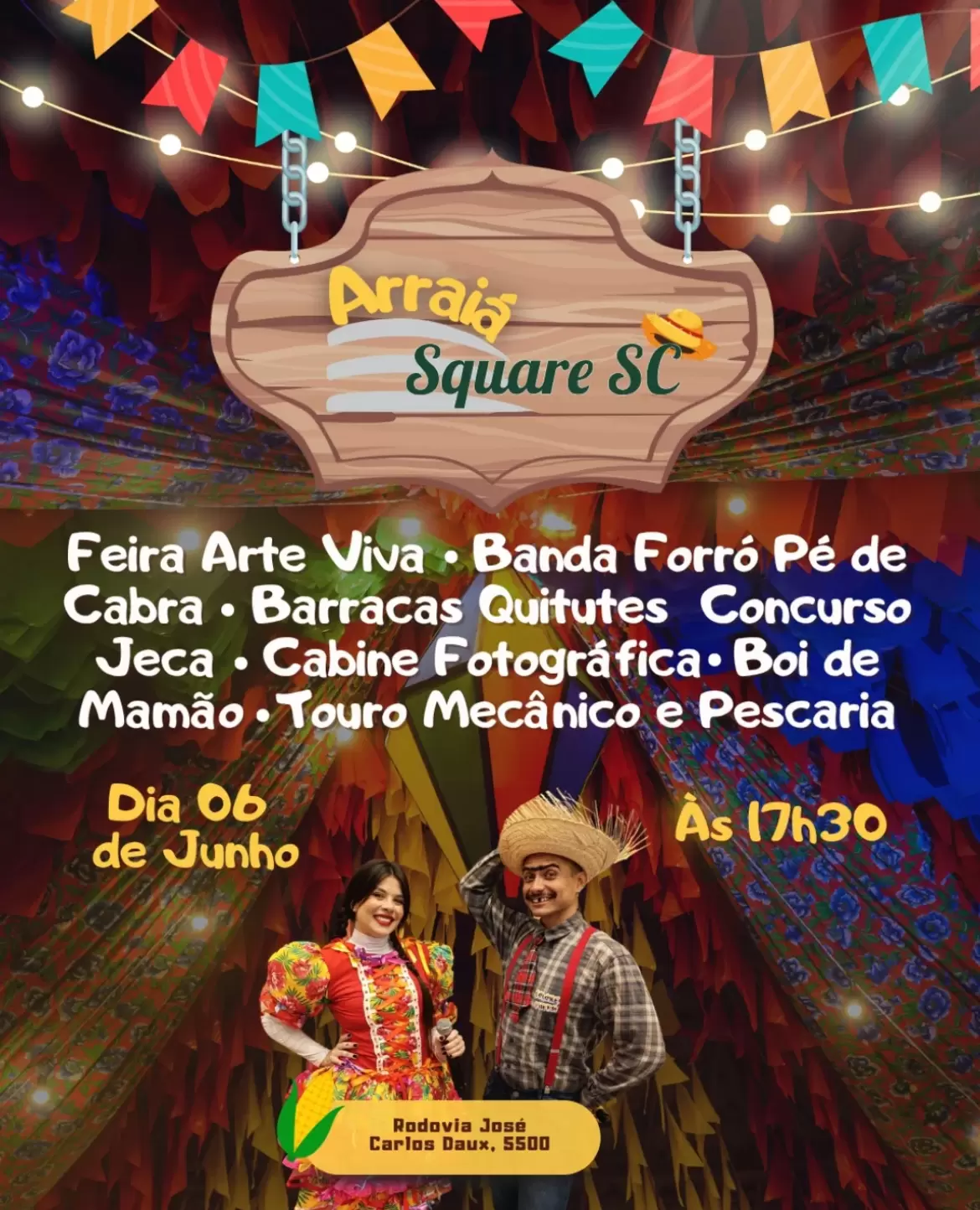 Square SC abre o calendário de Festas Juninas em Florianópolis