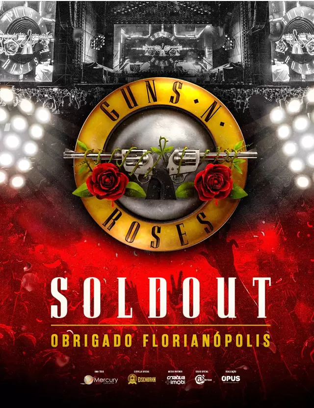 Guns N’ Roses inaugura turnê brasileira com show histórico na Arena Opus
