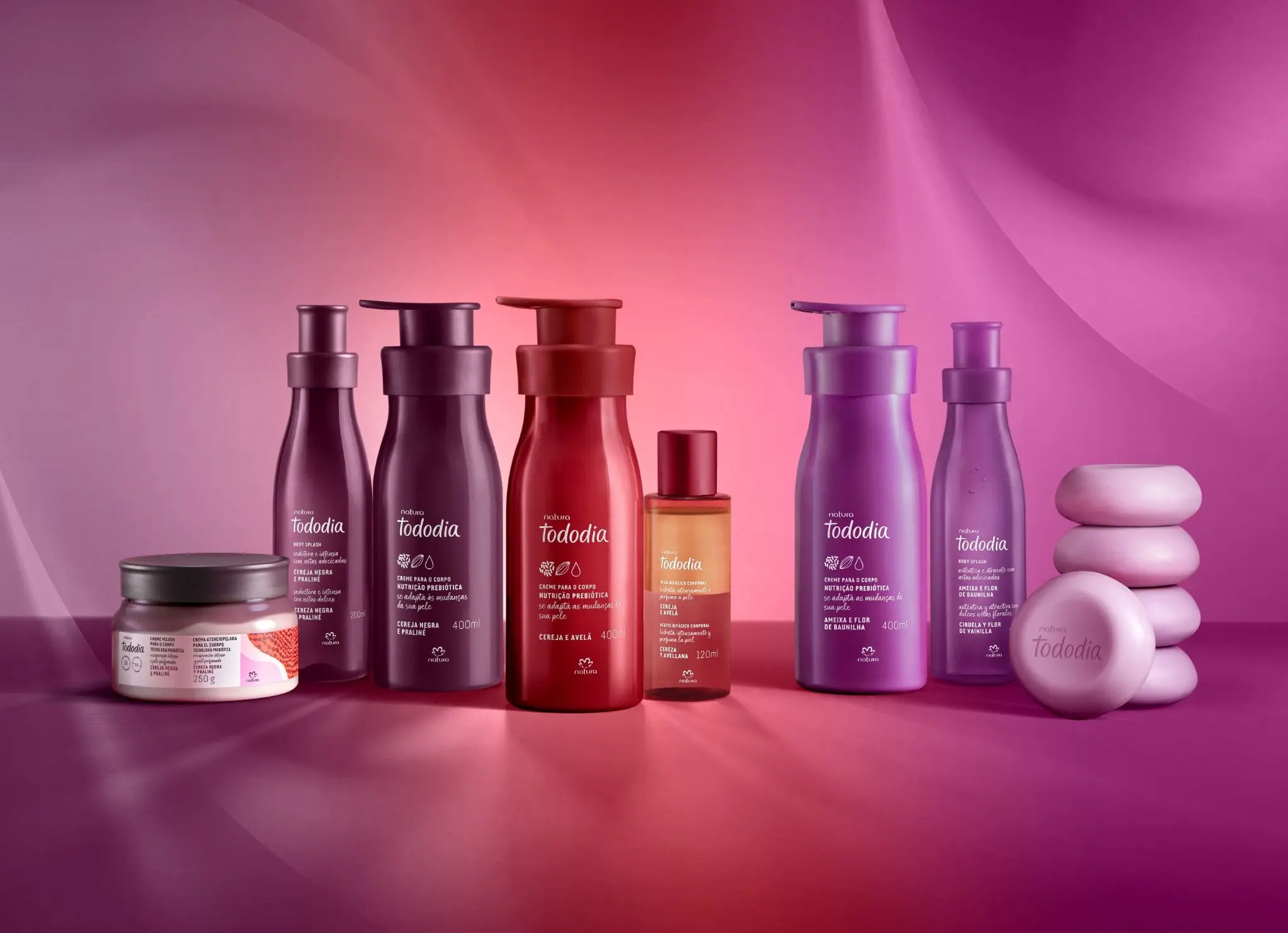 Com fragrâncias marcantes para mulheres intensas: as linhas icônicas de Natura Tododia retornam ao portfólio
