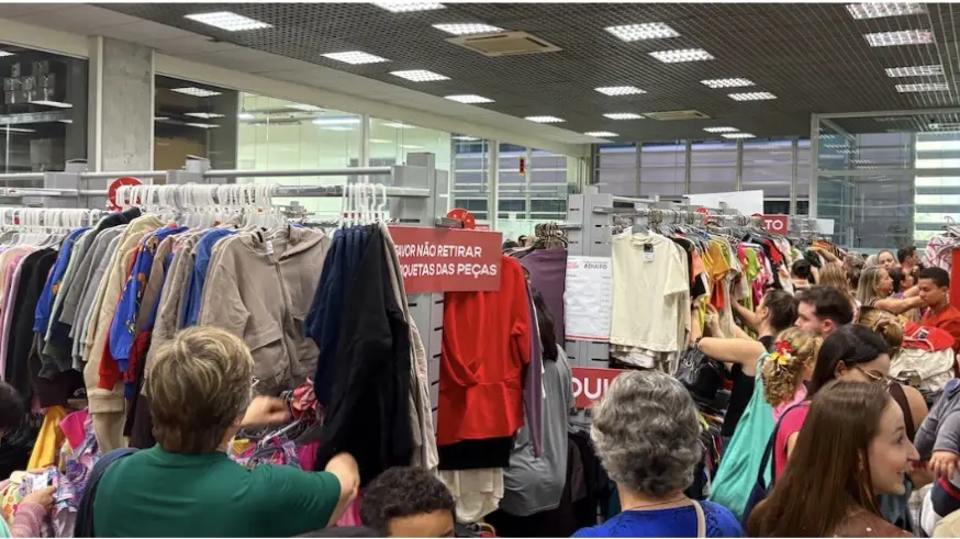 Mega Bazar da Malwee reúne peças com descontos de até 70% em Jaraguá do Sul