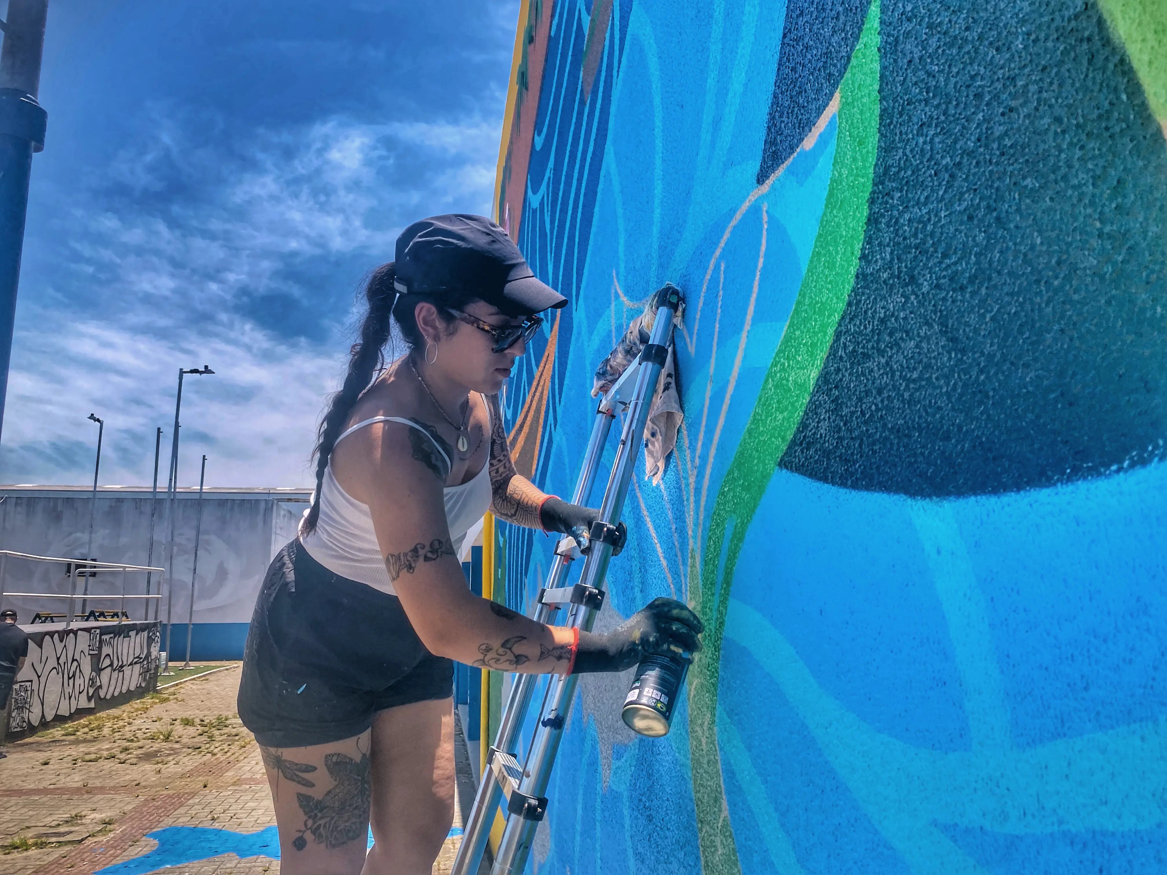 Projeto Alma de Rua inicia intervenções artísticas nos muros do Porto de Itajaí