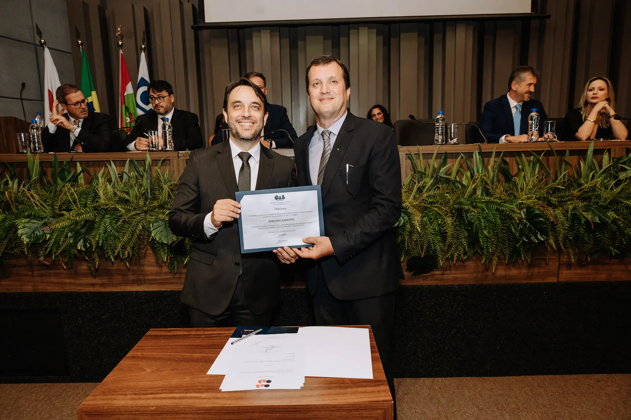 Adriano Zanotto assume o Tribunal de Ética e Disciplina da OAB/SC