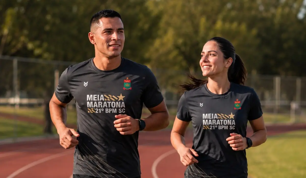 Floripa Shopping recebe atletas para retirada de kits da Meia Maratona do 21º Batalhão da Polícia Militar 