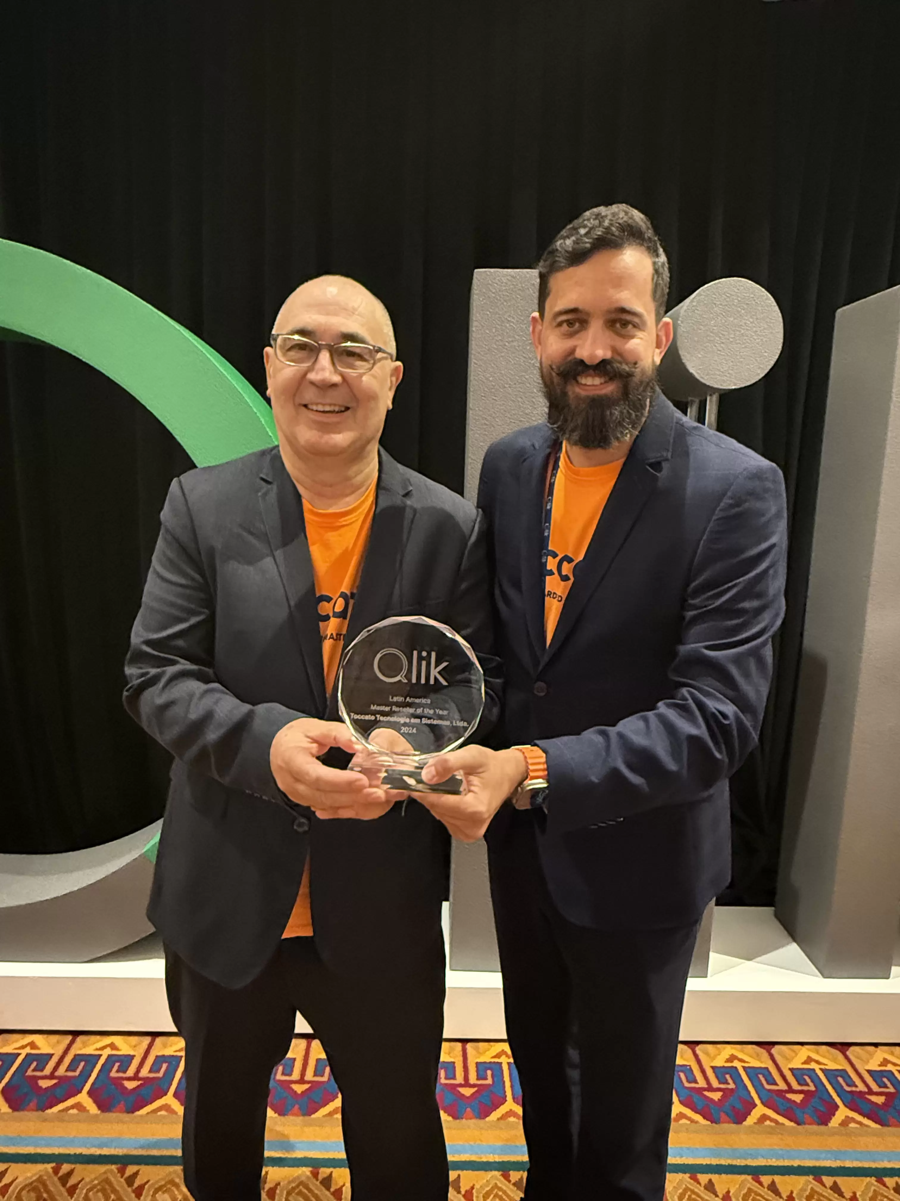 Toccato recebe o prêmio Latin America Master Reseller of the Year 2024 da Qlik