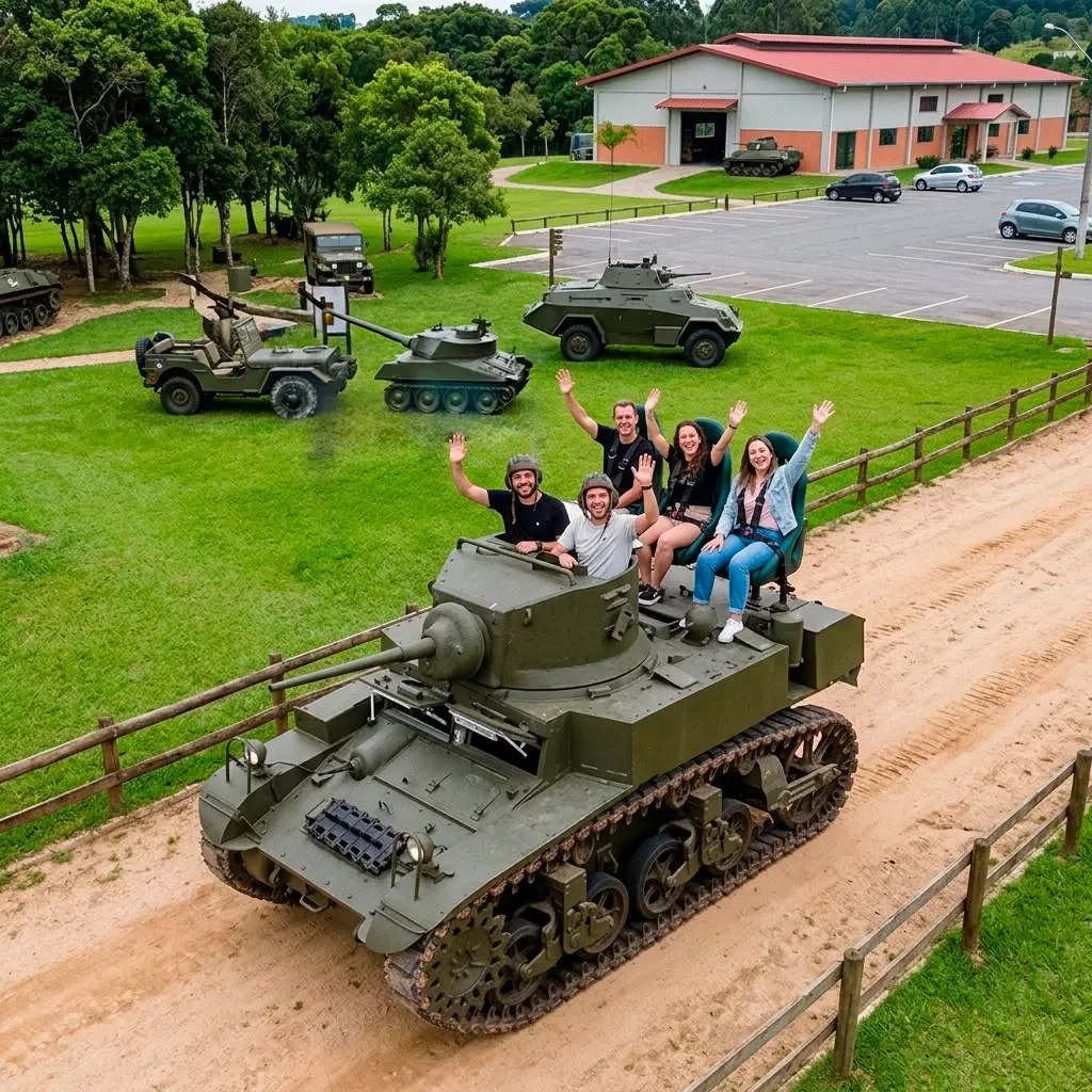Passeio em blindados coloca Bravura Park entre as atrações destaques da América Latina