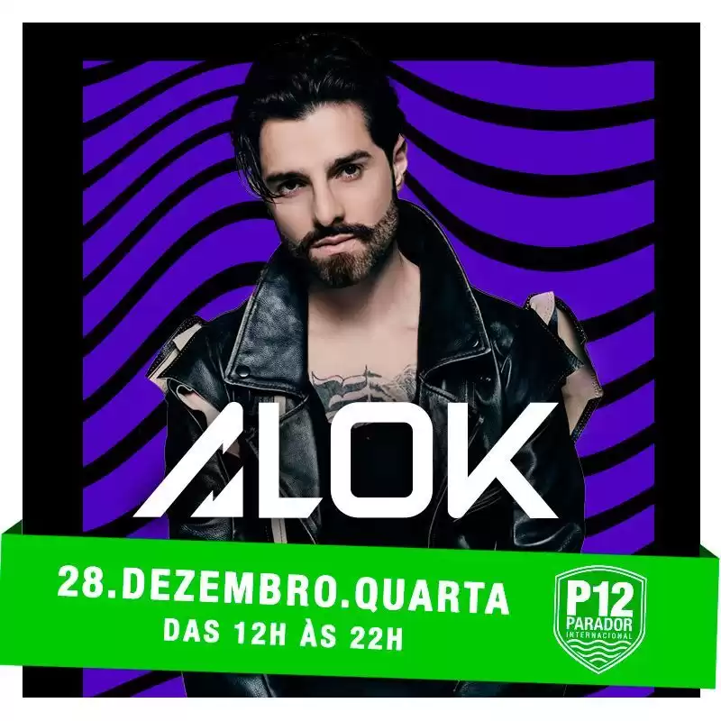 Alok se apresenta no dia 28 de dezembro no P12