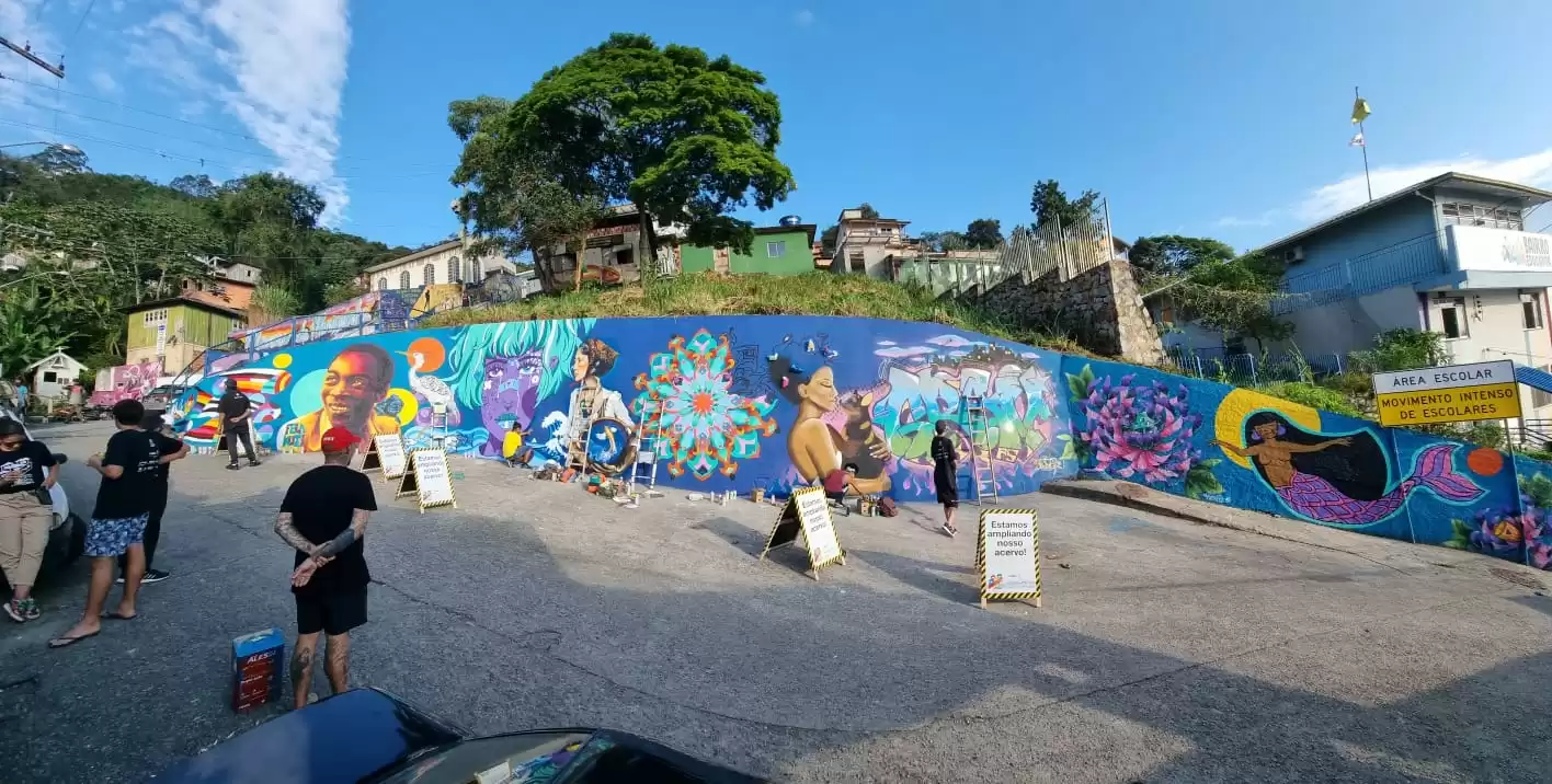 Cidades Invisíveis promove Galeria de Arte no Morro da Mariquinha