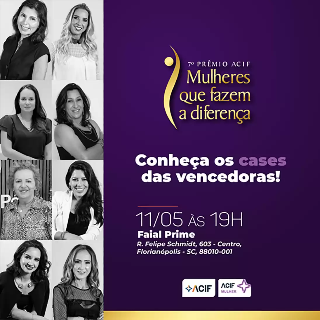 Conheça os cases de sucesso do prêmio ACIF Mulheres que Fazem a Diferença!