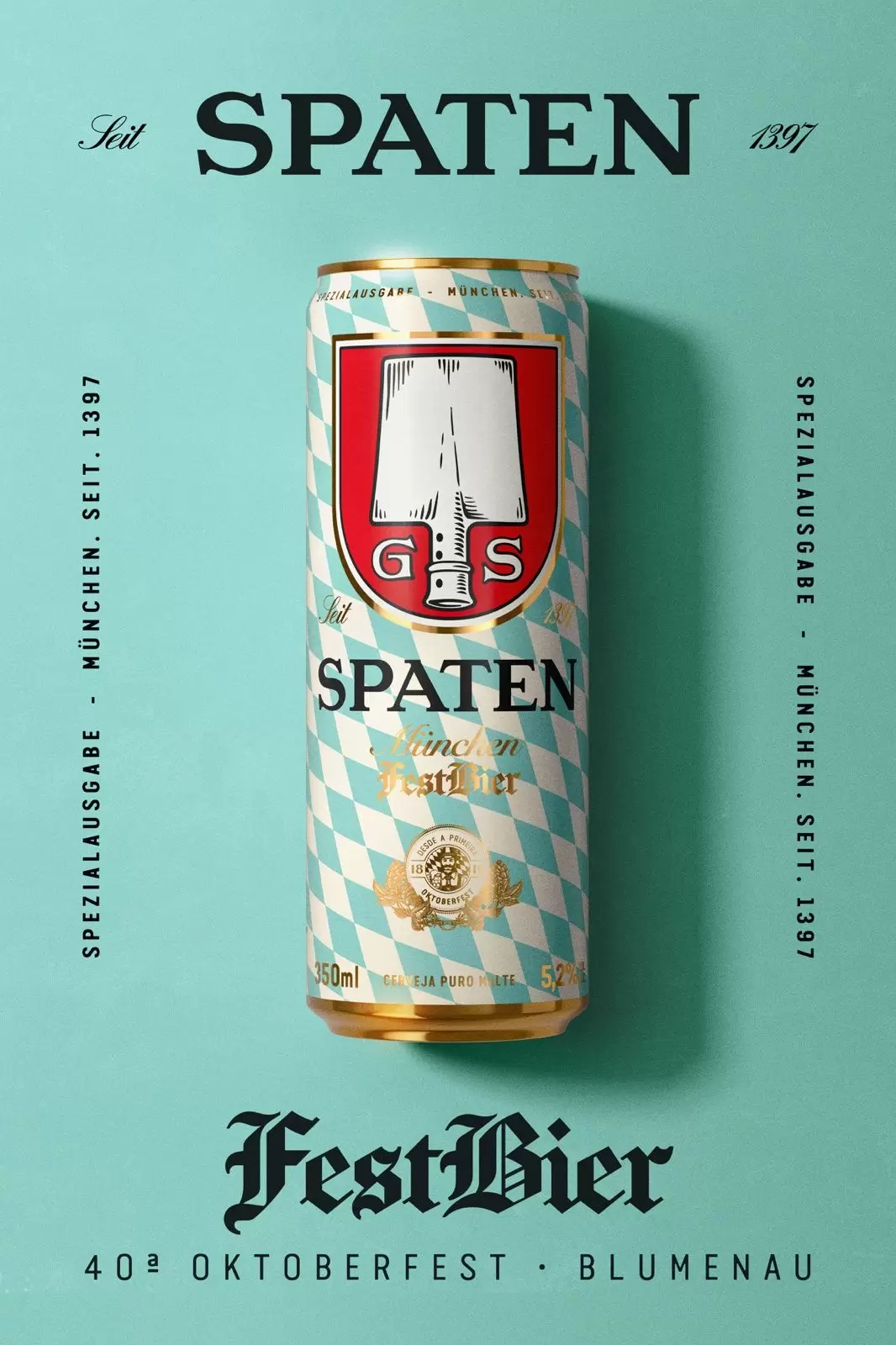 Spaten lança cerveja exclusiva para celebrar a 40ª Oktoberfest de Blumenau