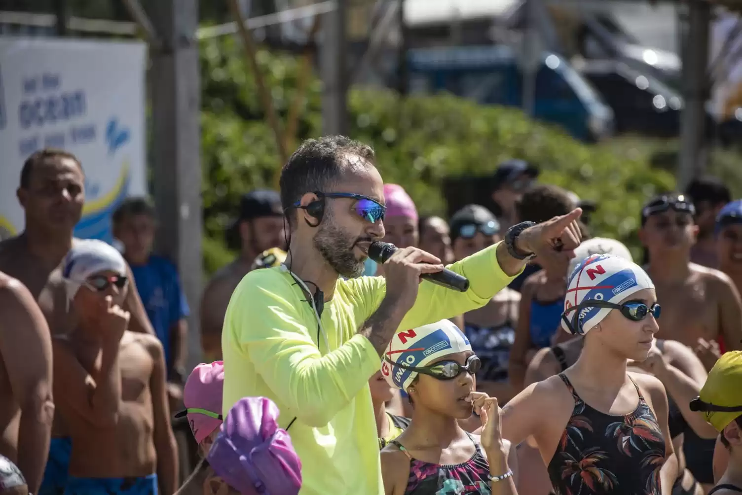 De olho na praia